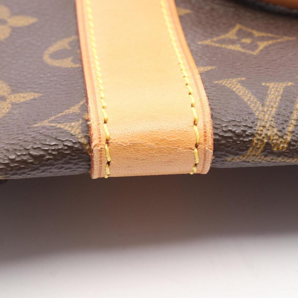 LOUIS VUITTON Brown Monogram Leather Keepall 50 Boston Bag - Picture 8 of 8